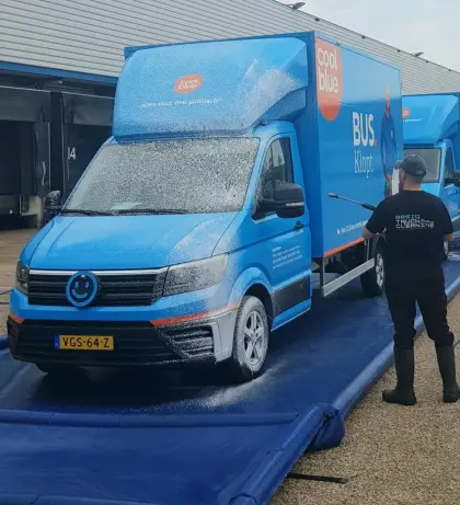 Mobiele Truckwash Coolblue